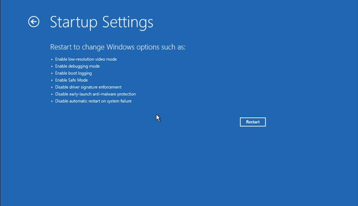 Параметры запуска Windows
