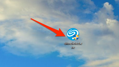 Запуск Drive Detect на ПК.