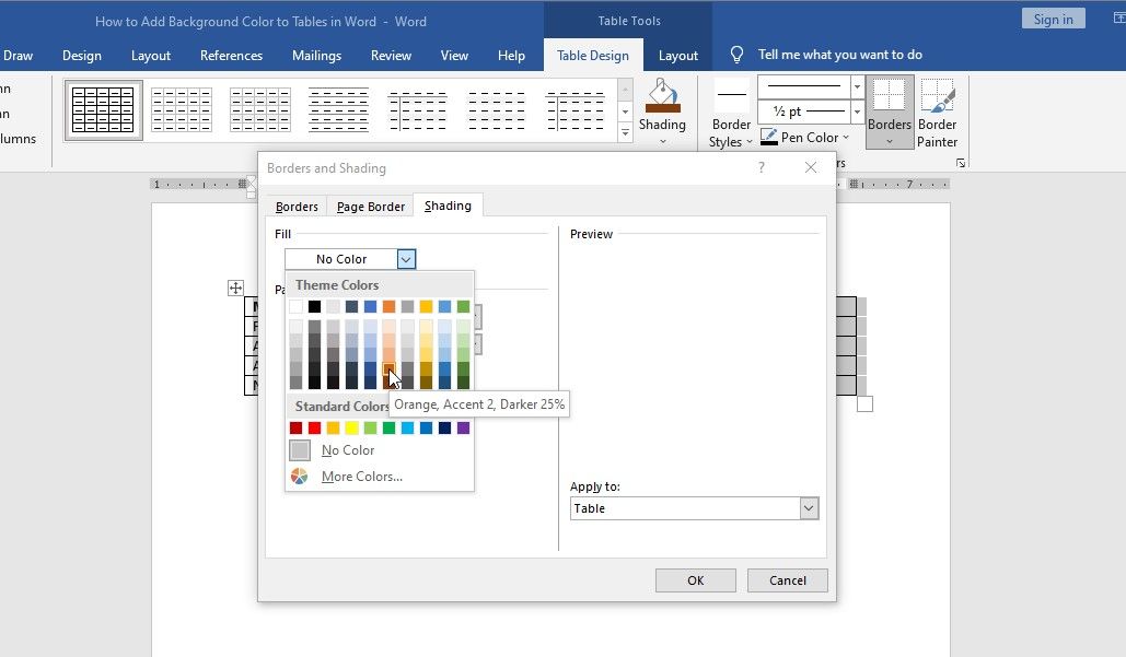 Окно с различными цветами темы