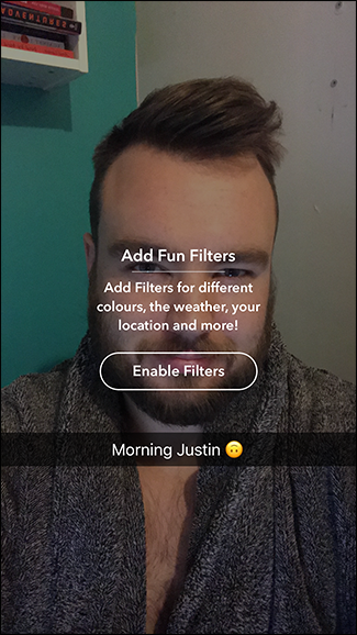 Интерфейс Snapchat: фильтры и геофильтры