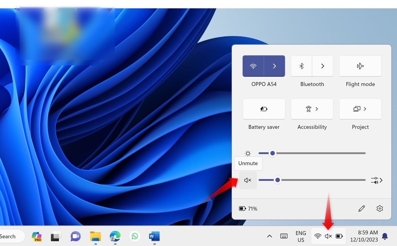Включение звука в Windows