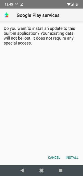 Процесс установки Google Play Services на Android