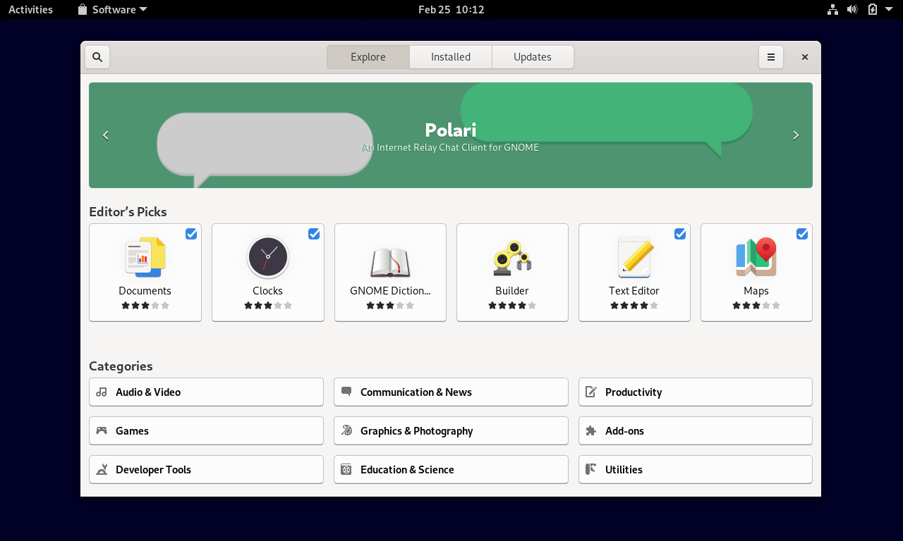 Магазин приложений Debian