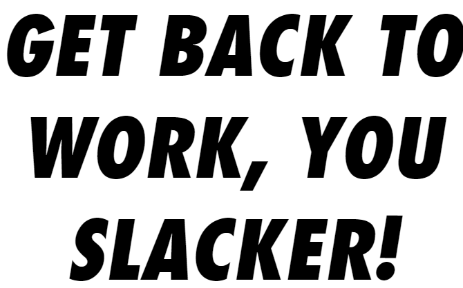 Стиль Standard: чёрный текст на белом фоне