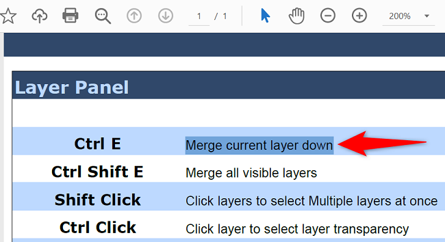 Выделите текст для копирования в PDF.