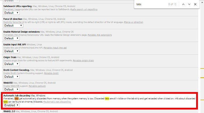 Приостановка фоновых вкладок в Chrome