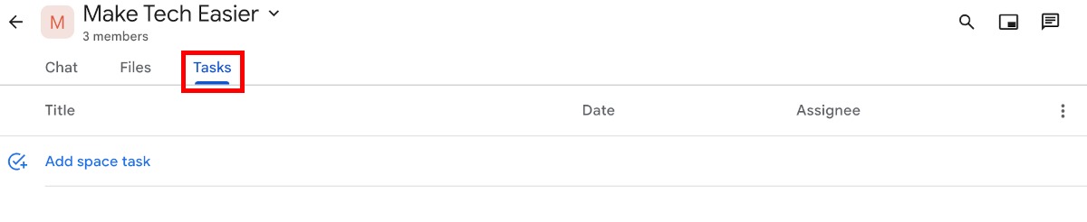 Присваивание задач участникам внутри Space