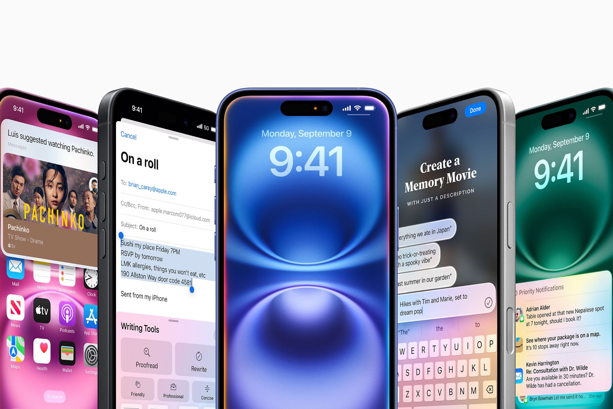 Apple Intelligence на iPhone 16.