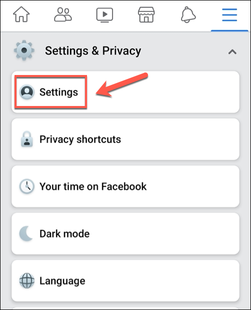 В меню приложения выберите Settings & Privacy → Settings.