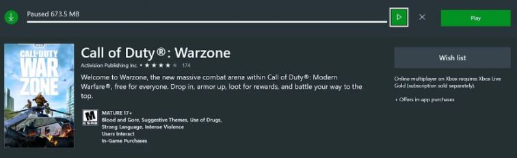Переустановка Call of Duty Warzone