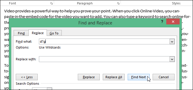 Использование знака вопроса для одного символа