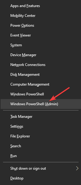 Окно PowerShell от администратора