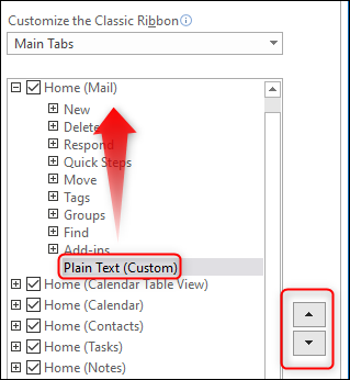 Перемещение группы по списку с помощью стрелок
