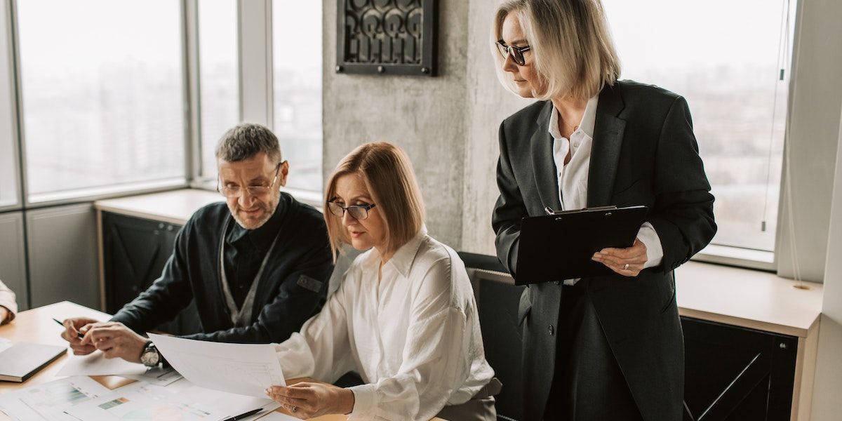 meeting in a company