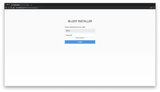 Установка пароля администратора