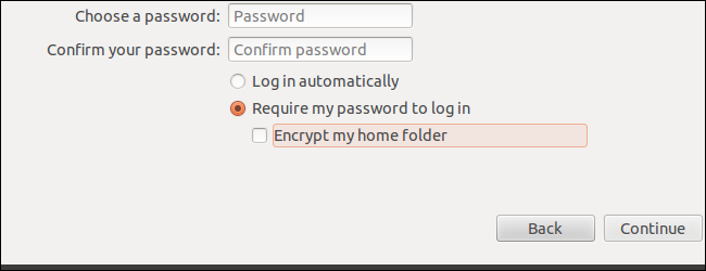 Отключить шифрование домашней папки в Ubuntu