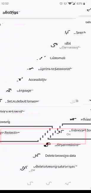 Параметры конфиденциальности в Firefox
