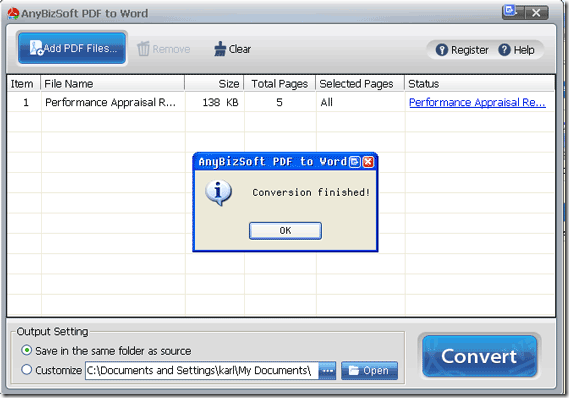 Результат: документ Word открыт в Microsoft Word