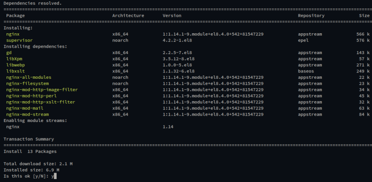 Установка Nginx и Supervisord