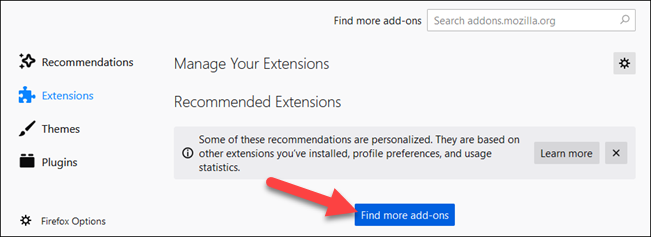 Найдите дополнительные модули внизу страницы раздела Дополнения