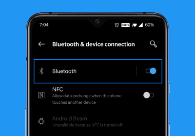 Emparejando Android con mando via Bluetooth