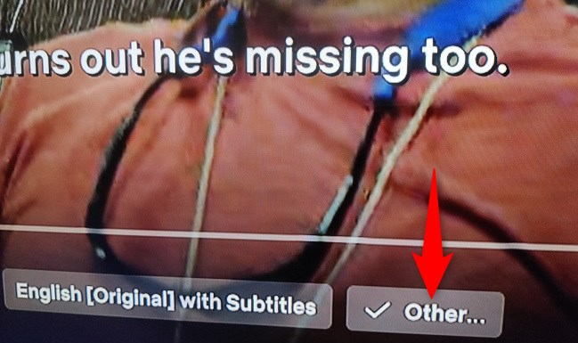 Выберите «Other» внизу меню.