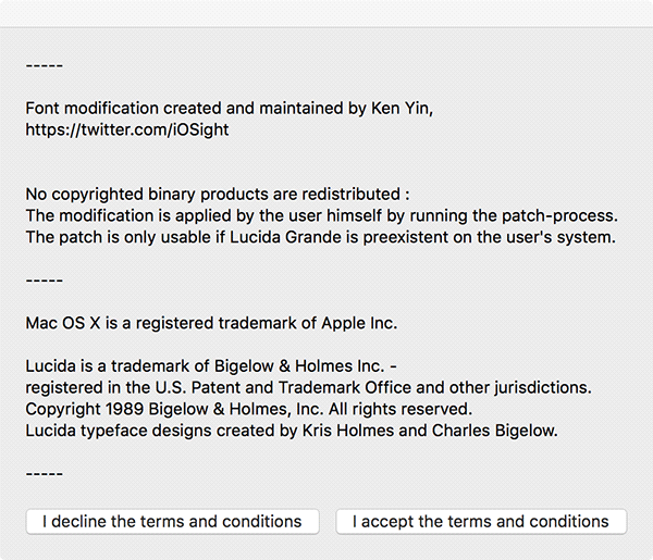 Подтверждение принятия условий установки