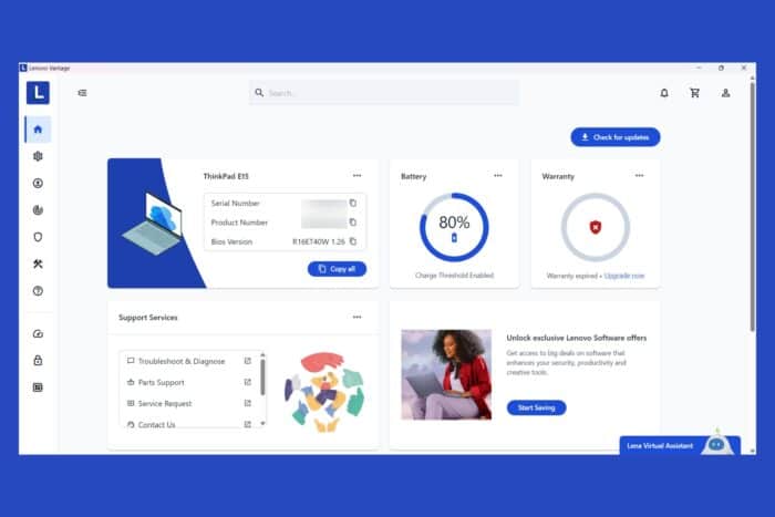 Разгон GPU через Lenovo Vantage — руководство