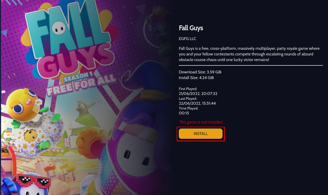 Загрузка Fall Guys в Heroic