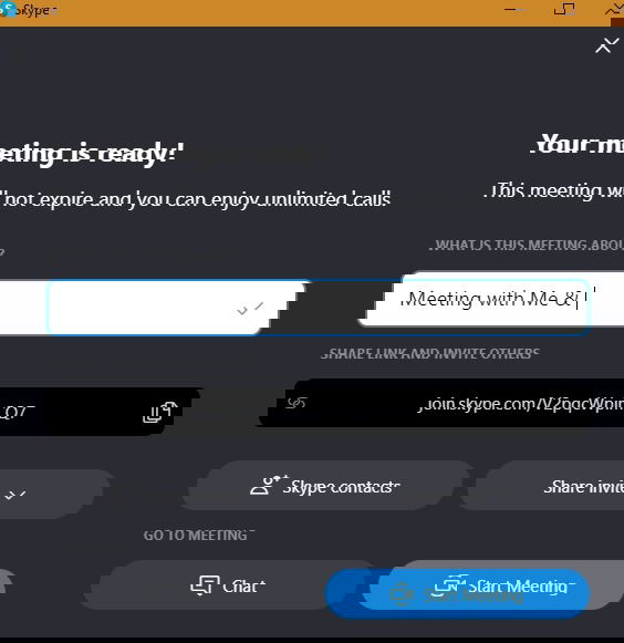 Добавление контактов в Meet Now