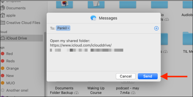 Click on the Send button