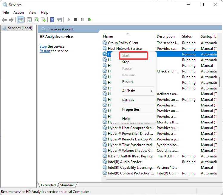 Запуск службы Hi-Rez Studios Authenticate and Update Service