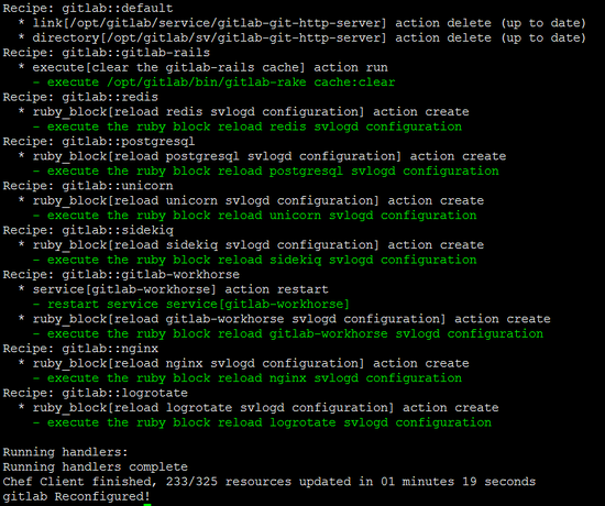 Конфигурация GitLab