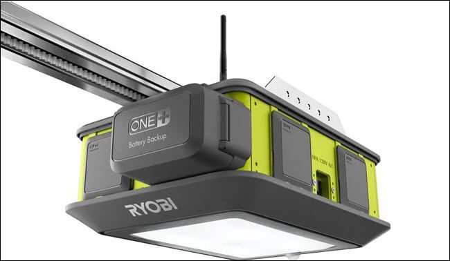 A Ryobi garage door opener.