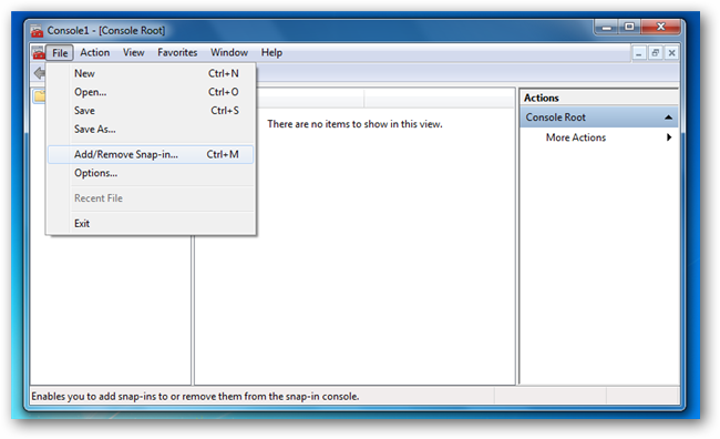 Добавление снапина Active Directory Users and Computers в MMC