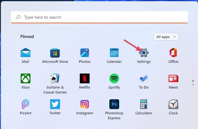 Ярлык Параметры для переустановки Snipping Tool в Windows 11
