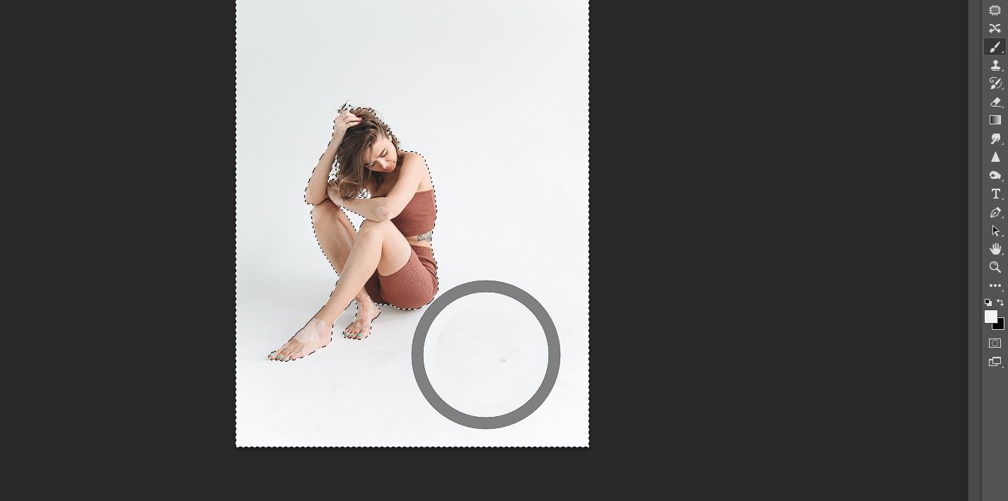 Шаг 4: Пробник цвета в Photoshop