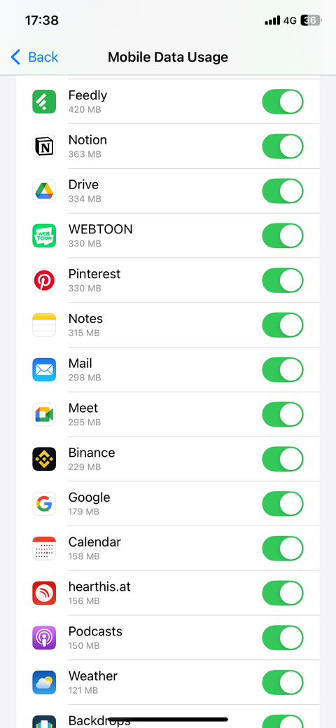 Почта разрешена использовать мобильные данные