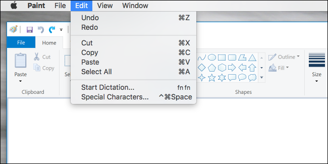 Иконки системного трея Windows в строке меню macOS
