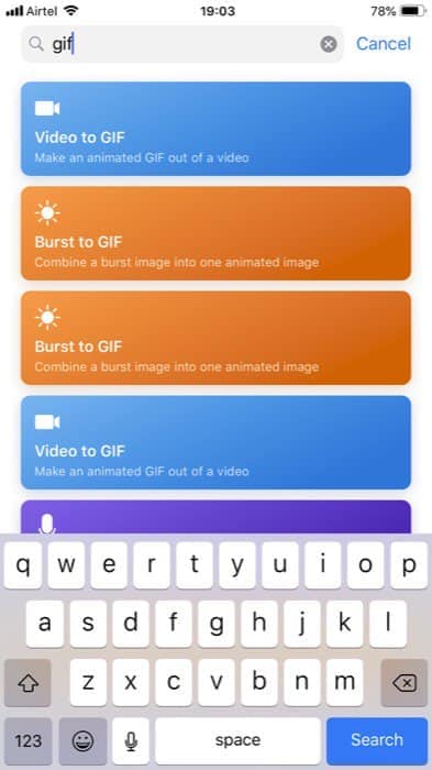 Серийные снимки iPhone в GIF