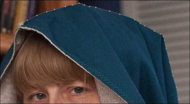 Контур как основа для выреза