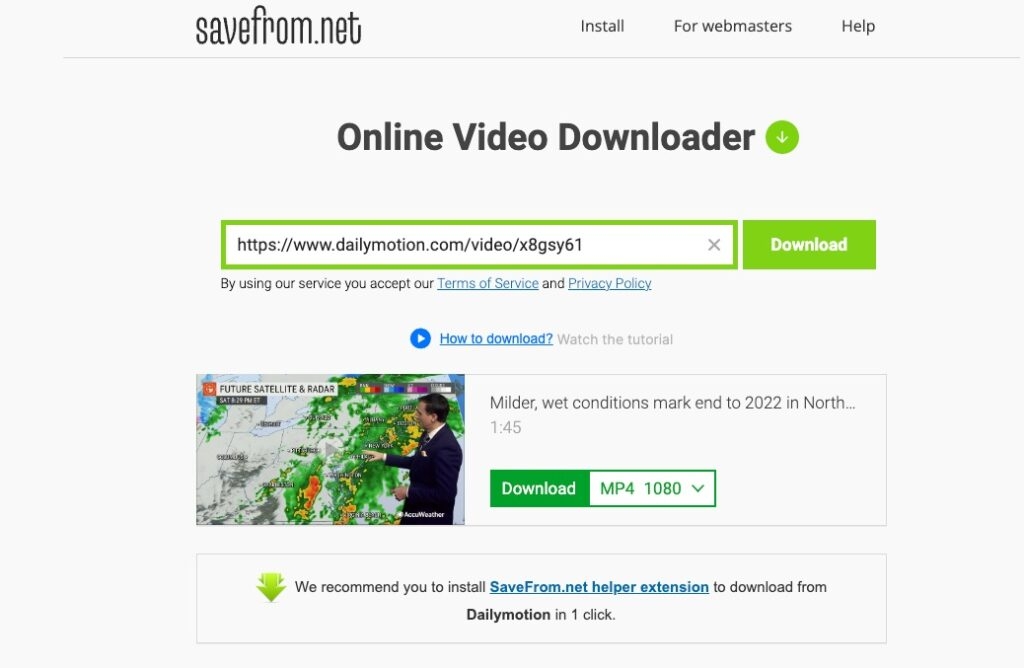 Scaricare qualsiasi video da Internet