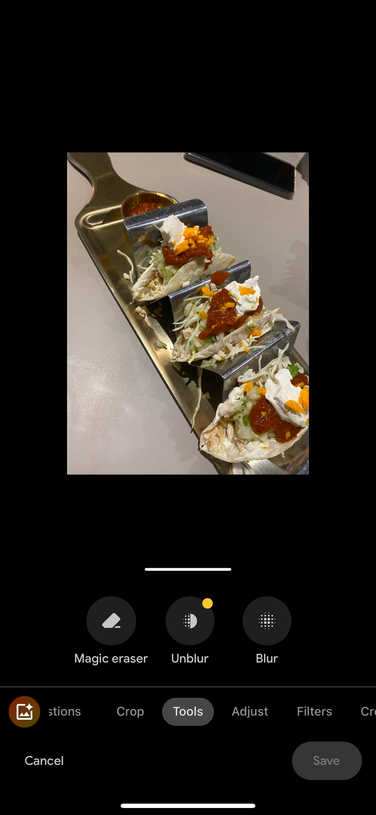 Инструменты редактирования Google Photos: Magic eraser, Unblur и Blur