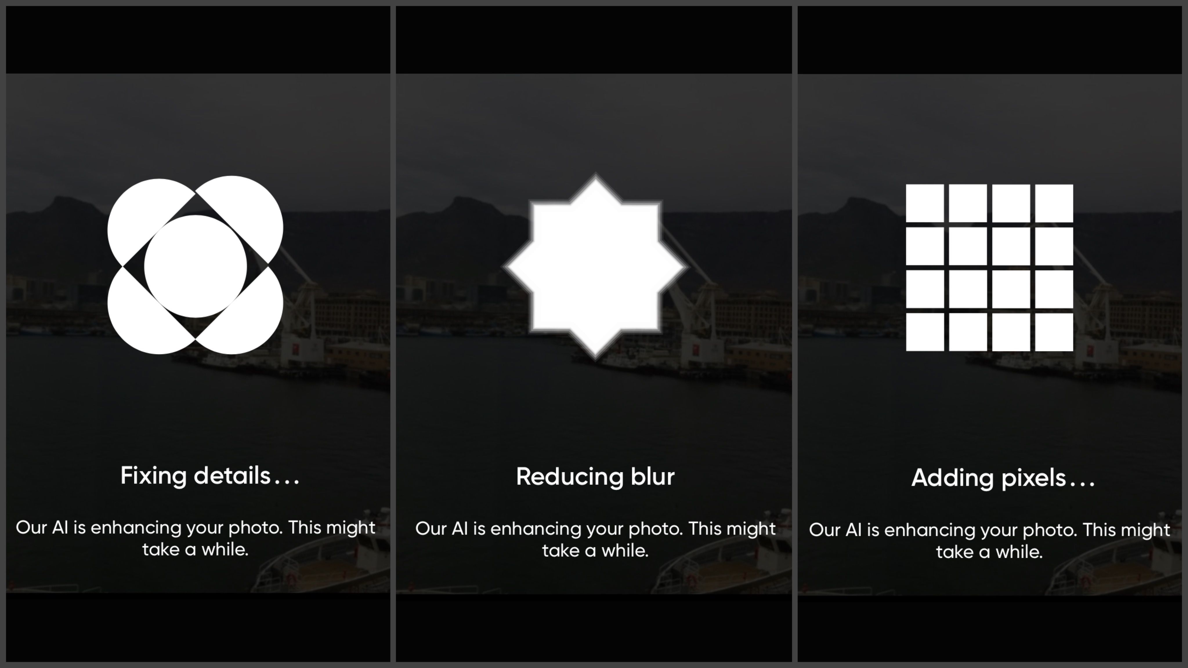Инструмент AI Enhance: восстановление деталей, уменьшение синего и добавление пикселей