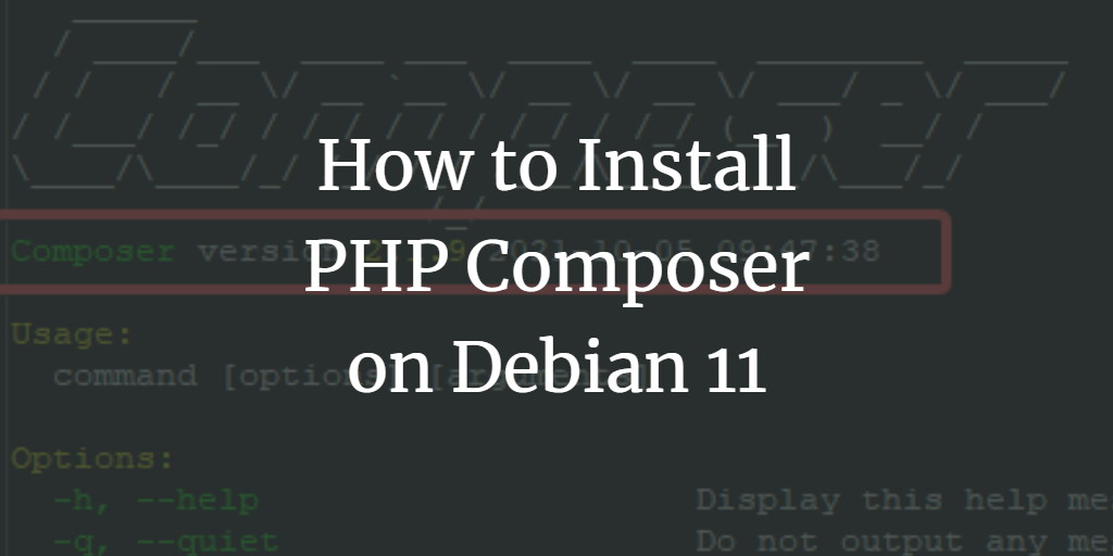 Установка PHP Composer на Debian 11