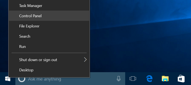 Список Программ в Панели управления с опцией включения компонентов Windows