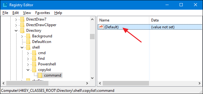 Задание команды, которая копирует имена, даты и размеры файлов