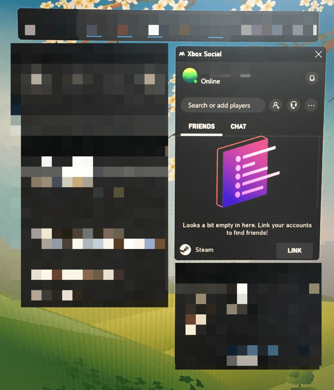 Xbox Game Bar - Xbox Social