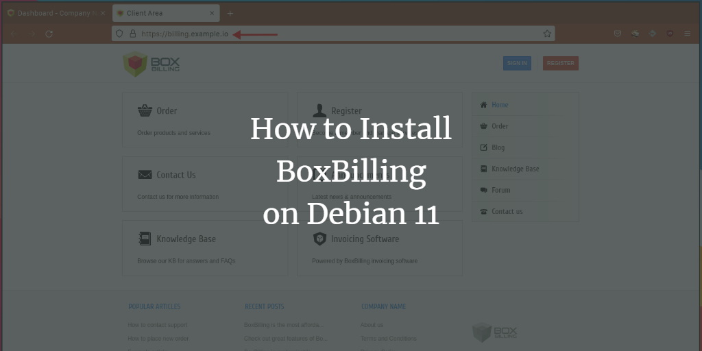BoxBilling на Debian 11: Nginx + PHP‑FPM + MariaDB