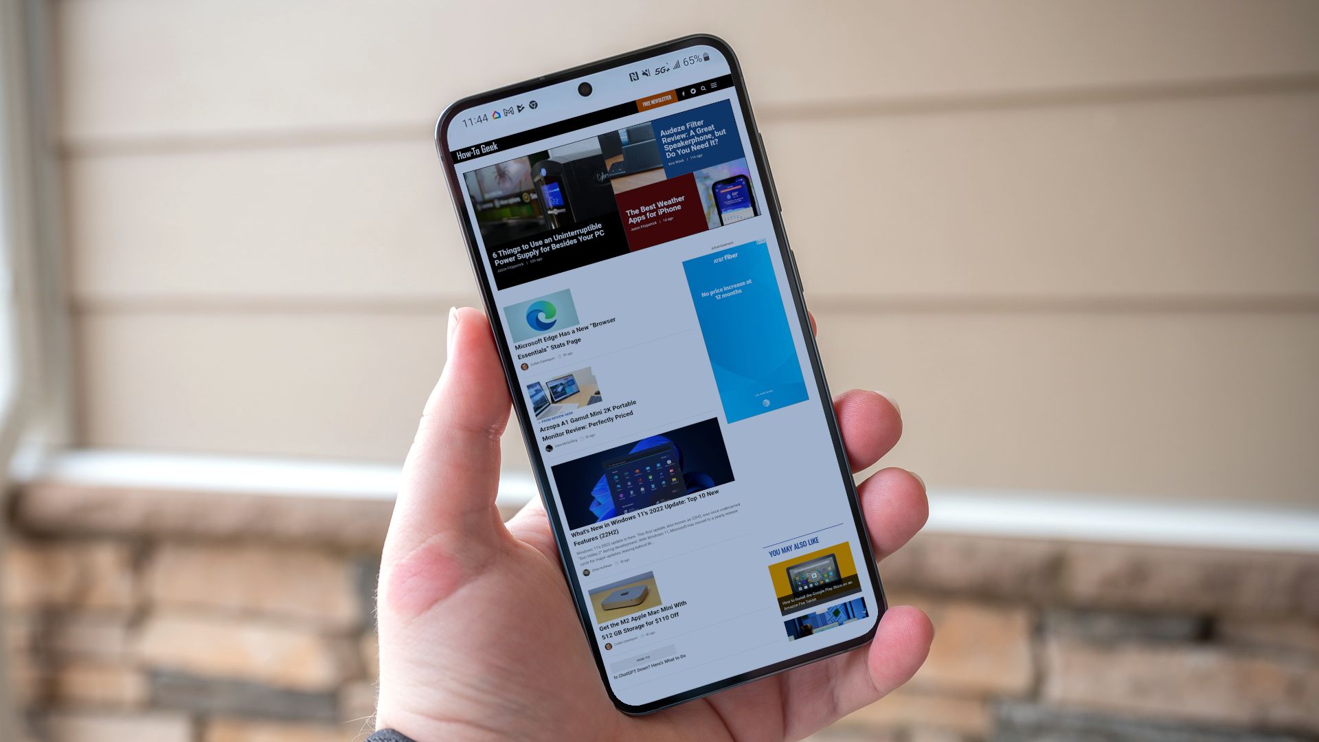 Десктопная версия сайта на iPhone и Android